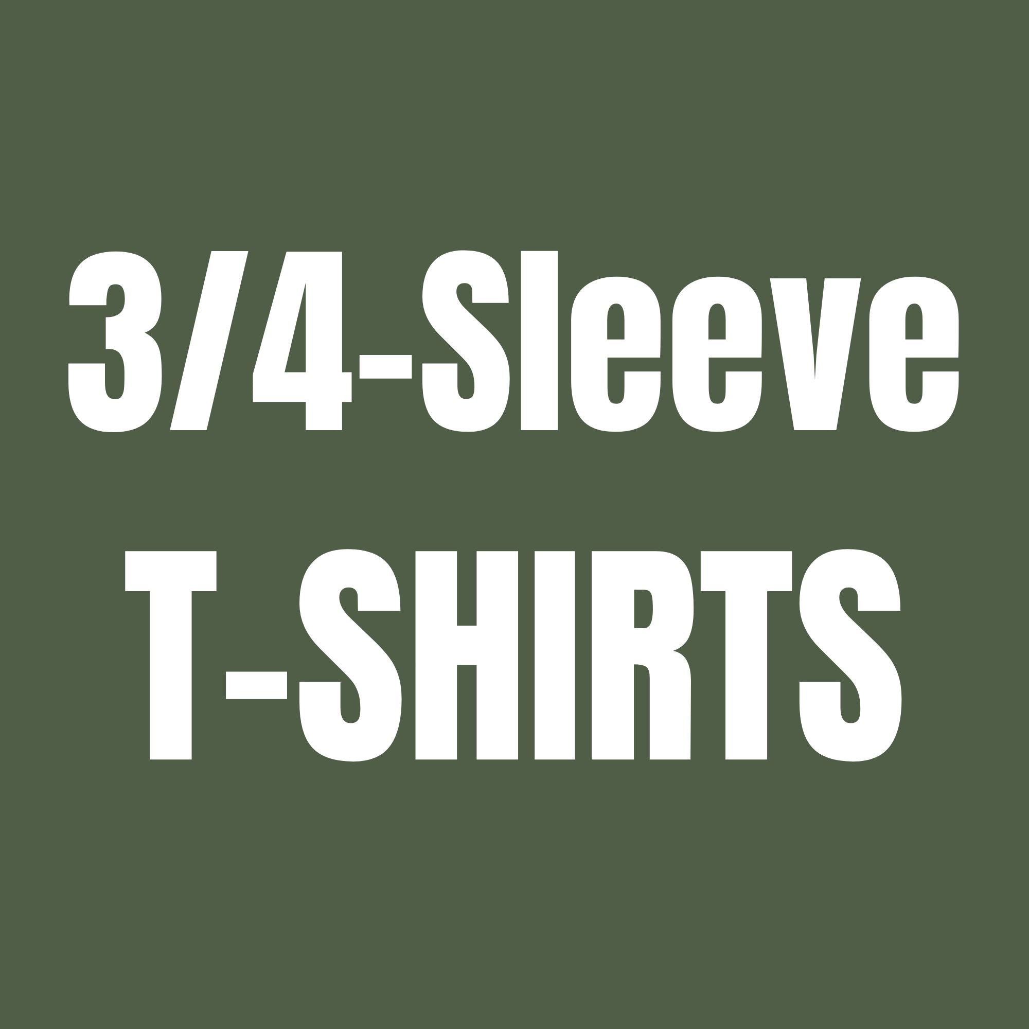 Bella Canvas Unisex 3/4-Sleeve Baseball T-Shirt